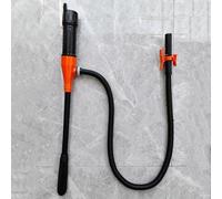 HpLive Pompe à carburant, Pompe de transfert électrique portable Pompe à essence pour bidon avec un débit élevé de 2,4 gallons par minute (Orange B)