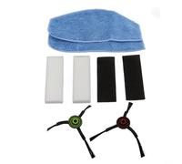 HpLive Pour pièces de rechange pour Laresar Evol 3, accessoires pour aspirateur robot, brosses latérales et filtres, tampons de nettoyage lavables et filtre HEPA, installation facile sans outils (A)