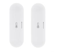 HpLive Pour Tuya pour thermomètre ZigBee - Hygromètre intérieur et extérieur - Capteur de température et d'humidité (2 pièces)