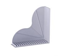 HpLive Protection anti-éclaboussures en silicone pour baignoire avec ventouses puissantes pour baignoire ou cabine de douche, flexible et imperméable (gris)