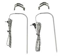 HpLive PT1000 Lot de 2 sondes de rechange en acier inoxydable pour barbecue Traeger Grills Four à granulés de bois