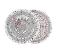 HpLive Règle d'ordinateur de vol E6B-R - Instrument de navigation - Traceur à calcul - Pour formation aéronautique (E6B-R 6")