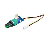 HpLive Régulateur de vitesse du ventilateur 12 V DC Interrupteur de commande pour boîtier PC avec bouton rotatif Réduction du bruit 3 A Puissance (B)