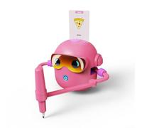 HpLive Robot de dessin interactif pour enfants, jouet éducatif créatif avec batterie de 1800 mAh et cartes, bleu (rose)