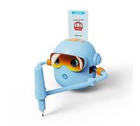 HpLive Robot de dessin interactif pour enfants, jouet éducatif créatif éducatif avec batterie de 1800 mAh et cartes, bleu (bleu)