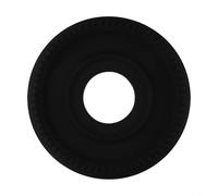HpLive Rosace de plafond noire ronde 315 mm PU Couverture décorative