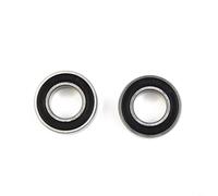 HpLive Roulement de pédalier de vélo 163110 2RS en acier pour Giant, dimensions 16 x 31 x 10 mm, noir et argent, 2 pièces de roulements de moyeu pour composants de vélo et remplacement