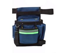 HpLive Sac à outils d'électricien multi-usages Sac banane en tissu Oxford Sac à outils pour travaux d'entretien avec plusieurs poches (C)