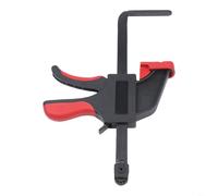 HpLive Serre-joint à une main, pince de scie de type F pour scie circulaire manuelle, compatible avec rails de 12 x 8 mm, force de serrage de 90 kg, serrage rapide avec protection en caoutchouc (B)