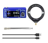 HpLive SI4732 Récepteur d'ondes courtes multifonction avec commande HF SW VHF Bande passante 1,9" écran couleur (noir)