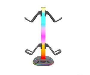 HpLive Support de manette de jeu avec lumière RVB pour Xbox PS5 Pro pour PS4 pour Switch, support de tête, 19 x 5,3 x 3,8 cm