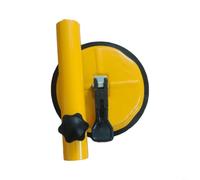 HpLive Support de mât de drapeau à ventouse, support de mât de drapeau avec grand pied ventouse en caoutchouc et fixation sûre pour mâts de drapeau pour voitures, camions (150 mm, jaune)