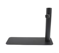 HpLive Support de mât de drapeau robuste, support en métal, montage de pneu pour décoration de jardin, design portable, construction amovible, jusqu'à 3,8 cm de diamètre, acier lourd
