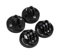 HpLive Support d'ordinateur de vélo, adaptateur d'extension en plastique pour ordinateur de vélo Garmin, support avant compatible avec appareil photo ou phare, 34 mm de diamètre, noir, lot de 4 pièces