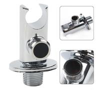 HpLive Support mural en laiton pour douche à main - Support de tête de tuyau de douche coudé