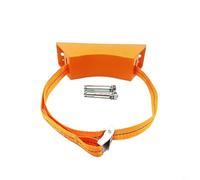 HpLive Support mural pour bouteilles de gaz liquide en plastique ABS, boucle réglable et sangles en nylon, support sûr pour bouteilles de gaz de 5 kg dans les caravanes et le camping (orange)