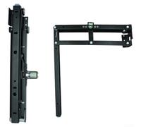 HpLive Support Siège Pliant Invisible Alliage Aluminium Support Siège | Structure invisible pliée, pour idéal couloirs étroits, support stable, finition pour durable, entrée moderne