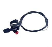 HpLive Télécommande pour fourche suspendue, levier de verrouillage, levier de vitesse, fourche avant VTT accessoires, design ergonomique, résistant aux intempéries, trou de 22,2 mm, alliage
