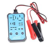 HpLive Testeur de relais, outil de diagnostic électrique de voiture, 5 broches, sans fil, indicateur LED, 12 V/24 V, pour voiture/camion/atelier, métal/plastique, prêt à brancher
