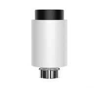 HpLive Tuya pour Zigbee Robinet de radiateur thermostatique intelligent avec affichage LED, contrôle de la température programmable pour les pièces à vivre, blanc