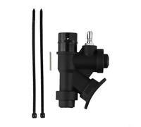HpLive Valve de gonflage submersible, pour gonfleur électrique Bcd, valve de type K, ajustement précis pour standard 1 pouce, montage facile sans outil, nylon robuste et laiton, 99 x 69 mm