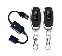HpLive Variateur USB LED DC 5 V USB sans fil interrupteur pilote bloc d'alimentation pour bandes LED, lampes de lecture, ventilateur, 433,92 MHz, portée 20-50 m (P30-2)