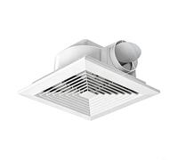 HpLive Ventilateur de plafond, ventilateur d'extraction de plafond, ventilateur d'évacuation pour salle de bain, fonctionnement silencieux avec moteur CC sans balais, flux d'air de 110 CFM, évacuation