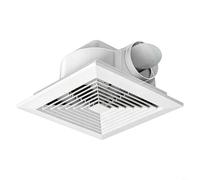 HpLive Ventilateur de plafond, ventilateur d'extraction de plafond, ventilateur d'évacuation pour salle de bain, fonctionnement silencieux avec moteur CC sans balais, flux d'air de 110 CFM, évacuation