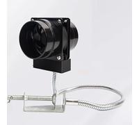 HpLive Ventilateur d'extraction de fumée de soudage industriel rechargeable pour fer à souder avec port de charge USB-C (sans tuyau d'échappement)