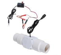 HpLive Ventilateur d'extraction en ligne 12 V avec réglage de la vitesse, ventilateur silencieux en plastique pour salle de bain, cuisine, serre, bureau et ventilation polyvalente (20 mm)