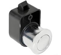 HpLive Verrou d'armoire en alliage de zinc Push Lock 30 x 50 mm sans 05-CH couleur chromée)