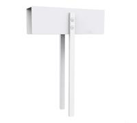 HpLive Verrou de porte portable en métal à deux volets pour portes pliantes, placards adaptés aux portes doubles avec une plage d'épaisseur de 2,8 cm à 4,5 cm