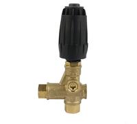 HpLive VRT3 Vanne de décharge pour nettoyeur haute pression Bypass 140 bar 40 LPM, pompe à piston haute pression, vanne de régulation de pression, raccord rapide 3/8 accessoires de pompe
