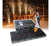 HpLNDas Récepteur pyrotechnique à Froid, télécommande sans Fil, système pyrotechnique de Mariage pour Effets spéciaux sur scène de Mariage en intérieur, 4/6/8/12 récepteurs, avec Valise,12pcs