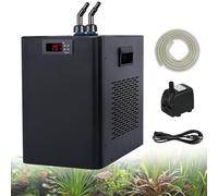 HpLNDas Refroidisseur D'aquarium, 160 L/42 Gal, 300 L/79 Gal, 500 L/132 Gal, Refroidisseur d'eau pour Aquarium pour Culture hydroponique,pour Axolotl, méduses, crevettes de récif corallien,300L
