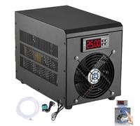 HpLNDas Refroidisseur D'aquarium 60 L, système de Chauffage et de Refroidissement, température constante de 5 à 40 °C, 180 W, Refroidissement Durable,Silencieux,avec Pompe et Tuyau de 2 m,Cooling