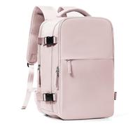 HPLQQ Sac à dos sous vide de voyage avec pompe, Cabine Avion Ryanair/Wizz 40x30x20 Bagage cabine à main avec compression pour homme et femme,Sac airbag avec pompe,X05-Lichtrosa