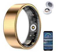 HPLSZCN Bague intelligente, taille d'abord, anneau de santé sans abonnement, fréquence cardiaque, oxygène dans le sang, moniteur de fitness, suivi du sommeil, santé des femmes, batterie jusqu'à 7