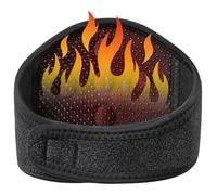 HPONEZJ Bandage de nuque auto-chauffant - Protection de la nuque - Orthèse magnétique - Soutien de la nuque - Soutien des douleurs cervicales - Pour homme et femme - Noir