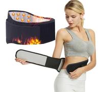 HPONEZJ Ceinture de chaleur dorsale autochauffante avec bandage dorsal, thérapie par champ magnétique, ceinture de soutien dorsale avec support métallique, ceinture de chaleur lombaire, soutien