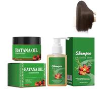 Hppsctink Batana Shampooing, 100ml Batana Shampooing et 120g Conditionneur Batana, Hydratant en profondeur, Renforce les Cheveux, Soin Capillaire Souple, Nourrit les Cheveux, shampoo