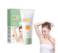 Hppsctink Crème Dépilatoire, 60g Crème dépilatoire à l'aloe vera, Convient aux bras, aux jambes, au dos, aux Aisselles et à D'autres parties du Corps, Doux et non irritant, hair removal cream
