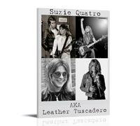 HPPWRV Suzi Quatro Poster de luxe tendance - Kit de collage mural - Impressions pour décoration de chambre à coucher et d'adolescent - Style cadre - 30 x 45 cm