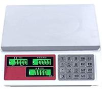 HPTHLY Balance Électronique De Haute Précision avec Calcul De Prix, Capacité De 30 Kg, Plateforme Numérique en Acier Inoxydable pour Cuisine, Fruits Et Supermarché