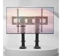HPTHLY Support TV Motorisé - Élévateur TV Motorisé, Support TV Électrique Réglable en Hauteur avec Télécommande, Double Moteur, Course De Levage De 150 Cm, pour Téléviseurs(900)