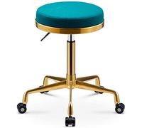 HPTHLY Tabouret de barbier Domestique en Acier Inoxydable, Tabouret de Coiffure Rotatif à 360 °, Tabouret de barbier, Tabouret de manucure de Beaut,