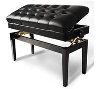 HPTHLY Tabouret De Piano en Bois Massif À Double Hauteur Réglable, pour Enfants Et Adultes, Idéal pour Les Duos De Claviers (86 X 36 X 50-60 Cm).