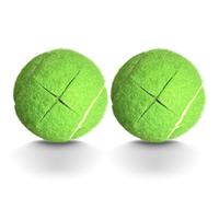 HPWFHPLF Lot de 2 balles de tennis prédécoupées pour Walker Glide - Prédécoupées pour une installation facile - Patins robustes et durables (vert)