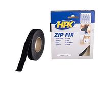 HPX Ruban auto-agrippant ZIP FIX – Noir 20 mm x 5 m