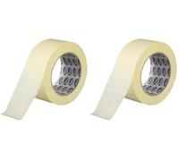 HPX Ruban de masquage bâtiment 60°C Blanc crème 50mm x 50m MA5050 (Lot de 2)